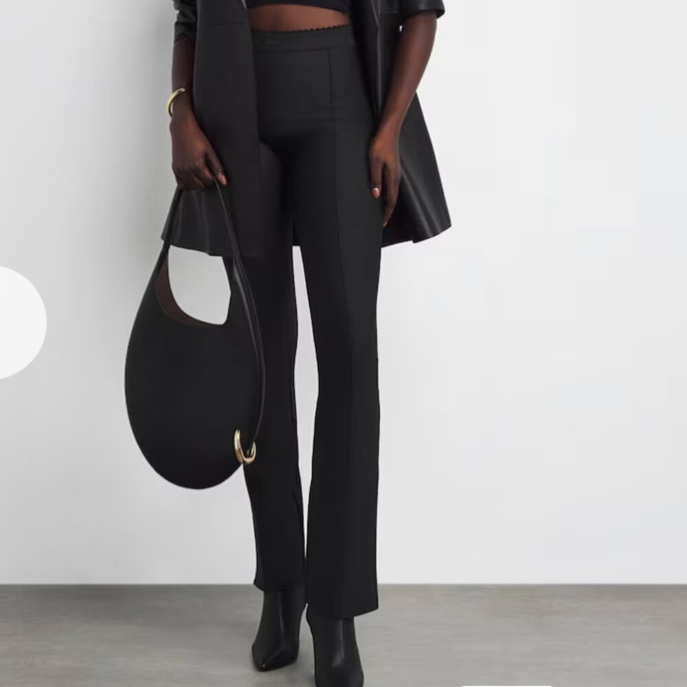 Skims High-Waisted Flared Leggings Black s small